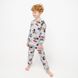 Пижама для мальчика теплая с начесом 00003250, 122-128 см, 6-7 лет