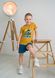 Комплект для хлопчика на літо футболка і шорти 00002161, 122-128 см, 6-7 років