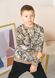 Світшот для хлопчика трьохнитка з начосом бежевий 00002689, 122-128 см, 6-7 років