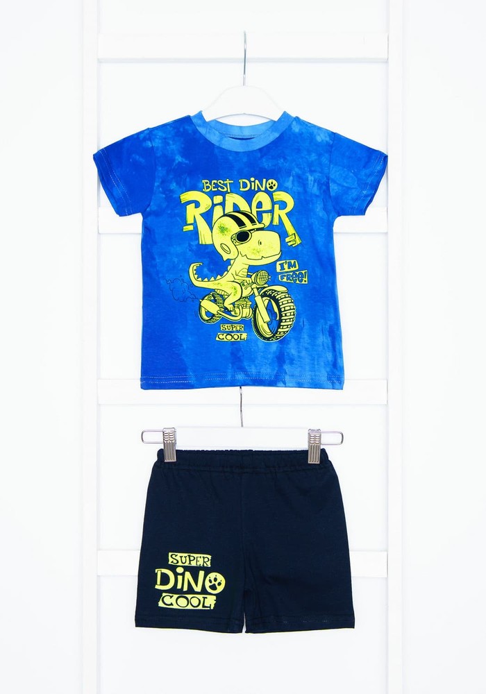 Комплект для хлопчика на літо футболка і шорти 00001029, 86-92 см, 2 роки