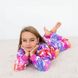 Пижама для девочки теплая вельсофт с единорогами 00003041, 134-140 см, 8-9 лет