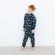 Пижама для мальчика с длинным рукавом с начесом 00003416, 122-128 см, 6-7 лет
