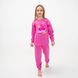 Пижама для девочки теплая с начесом 00003337, 86-92 см, 2 года