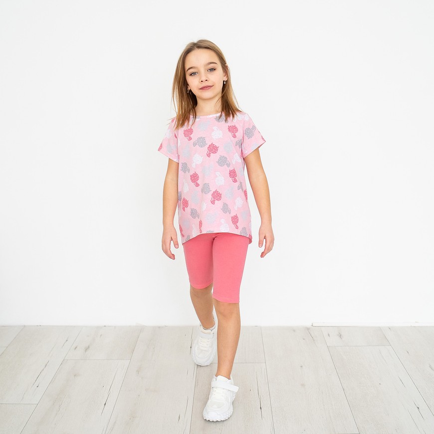 Комплект для дівчинки на літо футболка і шорти 00002847, 98-104 см, 3-4 роки