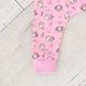 Штанці для дівчинки з начосом рожеві 00003138, 62-68 см, 3-6 місяців