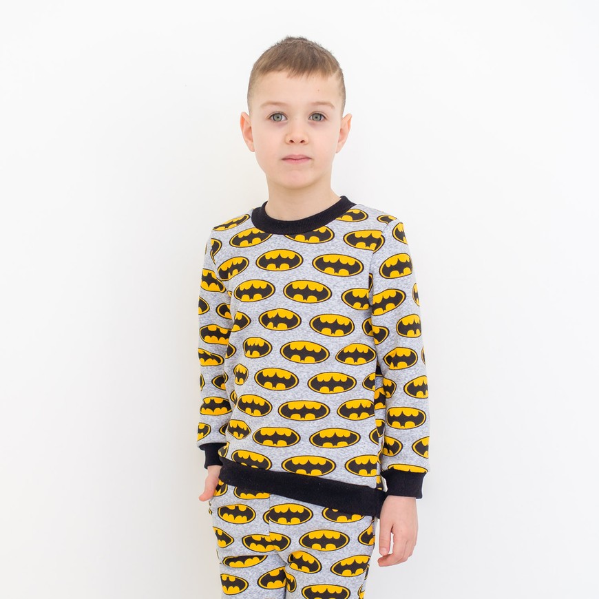 Костюм для мальчика кофта и штаны трехнитка петля 00002756, 86-92 см, 2 года