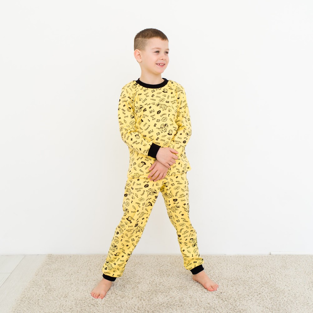 Пижама для мальчика интерлок 00002814, 86-92 см, 2 года