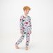 Пижама для мальчика теплая с начесом 00003252, 86-92 см, 2 года