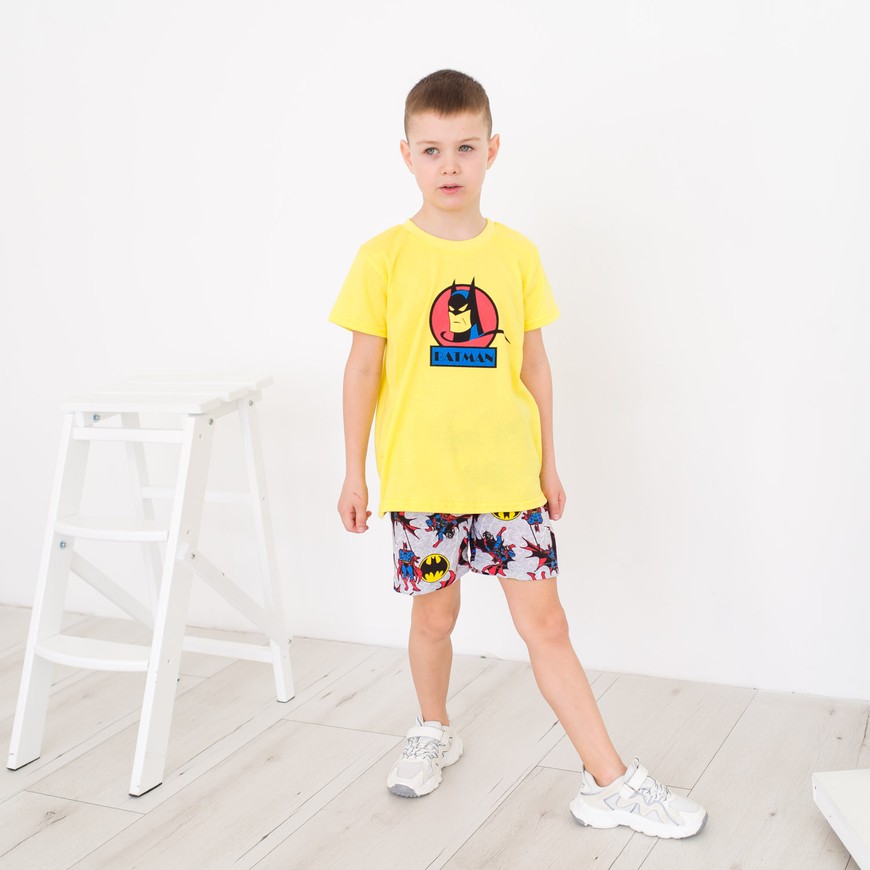 Комплект для мальчика на лето футболка и шорты 00002859, 86-92 см, 2 года