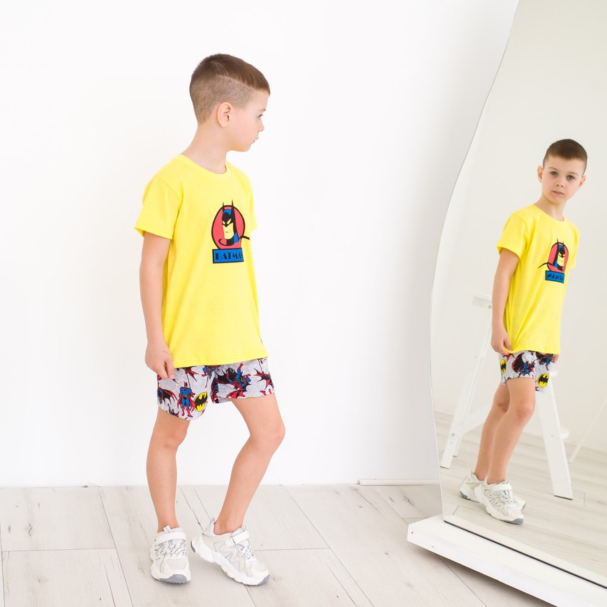 Комплект для мальчика на лето футболка и шорты 00002859, 86-92 см, 2 года