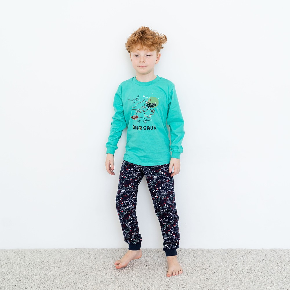 Пижама для мальчика с длинным рукавом 00003441, 110-116 см, 5 лет