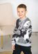 Світшот для хлопчика тепла трьохнитка з начосом 00001908, 110-116 см, 5 років