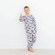 Пижама для мальчика теплая с начесом 00003195, 86-92 см, 2 года