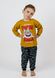 Пижама для мальчика теплая с начесом 00000488, 86-92 см, 2 года