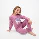 Пижама для девочки теплая с начесом 00003339, 86-92 см, 2 года