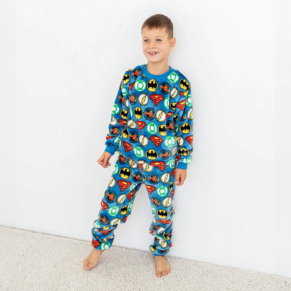Пижама детская теплая вельсофт 00003588, 86-92 см, 2 года