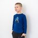 Лонгслів для хлопчика інтерлок синій 00002569, 110-116 см, 5 років
