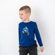 Лонгслів для хлопчика інтерлок синій 00002569, 122-128 см, 6-7 років