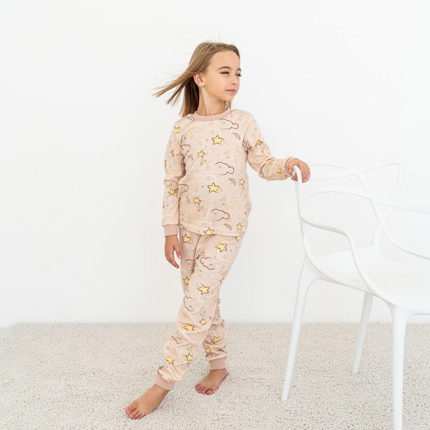 Пижама для девочки интерлок 00003045, 86-92 см, 2 года
