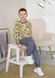 Штани для хлопчика двонитка бавовняна сірі 00002732, 98-104 см, 3-4 роки