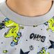 Пижама для мальчика с начесом с динозаврами 00003158, 86-92 см, 2 года