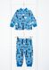 Пижама для мальчика теплая с начесом 00001055, 74-80