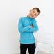 Водолазка для хлопчика з начосом блакитна 00003107, 146-152 см, 10-11 років