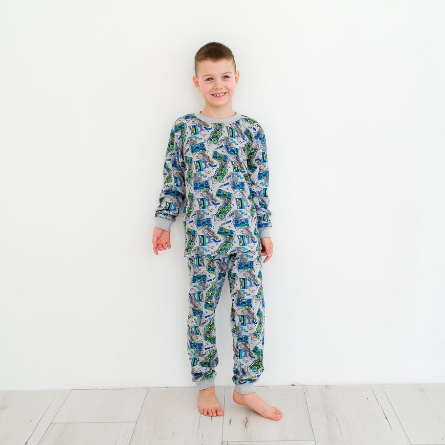Піжама для хлопчика кулір 00002926, 122-128 см, 6-7 років