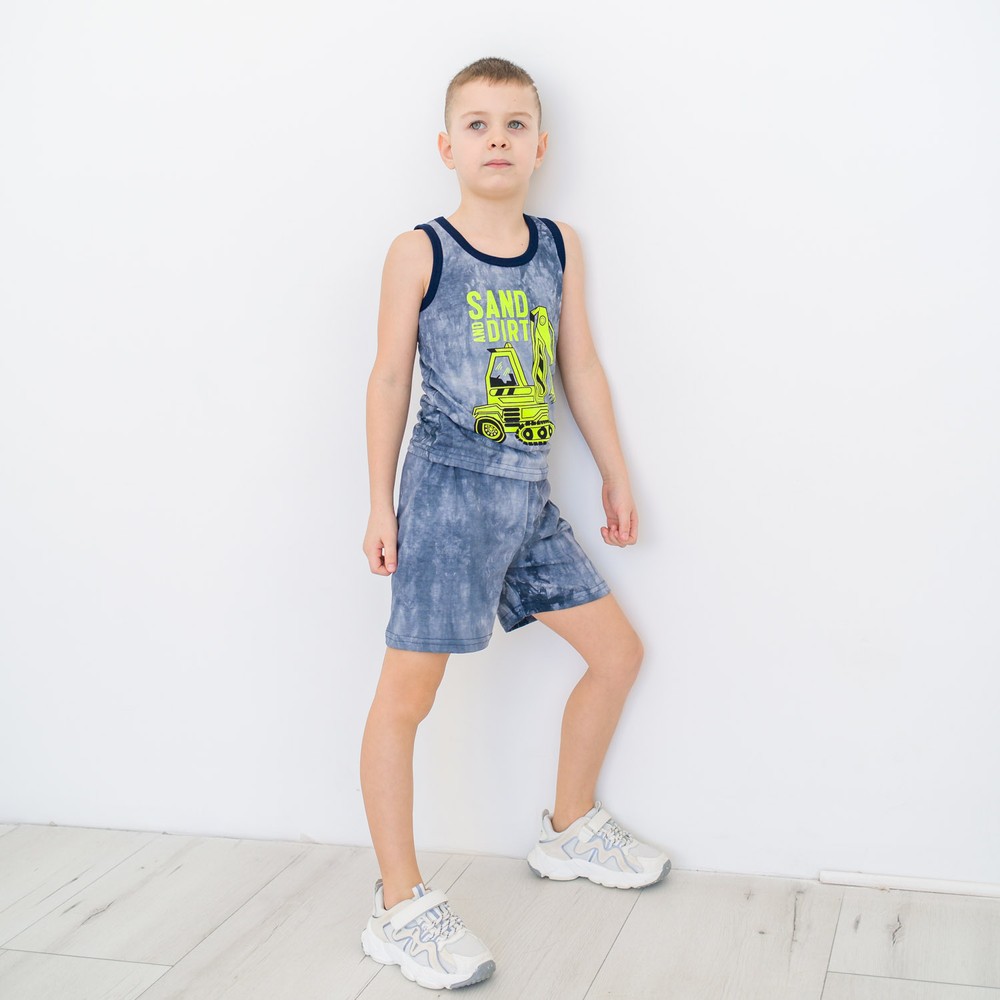 Комплект для мальчика на лето футболка и шорты 00002866, 98-104 см, 3-4 года