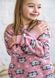 Пижама для девочки теплая флисовая 00002675, 98-104 см, 3-4 года