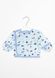 Сорочка для новонародженого хлопчика тепла з начосом 00001497, 50-56