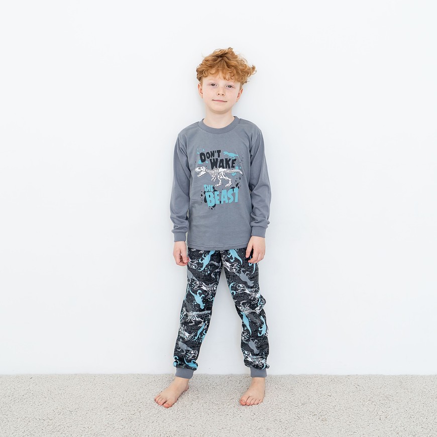 Піжама для хлопчика з довгим рукавом 00003443, 134-140 см, 8-9 років