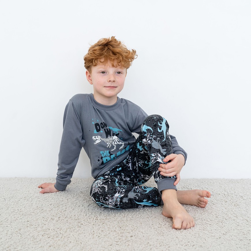 Піжама для хлопчика з довгим рукавом 00003443, 134-140 см, 8-9 років