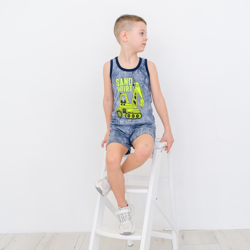 Комплект для хлопчика на літо футболка і шорти 00002866, 86-92 см, 2 роки