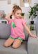 Піжама для дівчинки літня футболка і шорти 00002072, 98-104 см, 3-4 роки