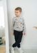 Штани для хлопчика з начосом чорні 00002000, 122-128 см, 6-7 років