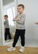 Штани для хлопчика з начосом чорні 00002000, 122-128 см, 6-7 років