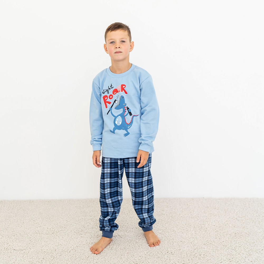 Піжама для хлопчика тепла з начосом 00003204, 122-128 см, 6-7 років