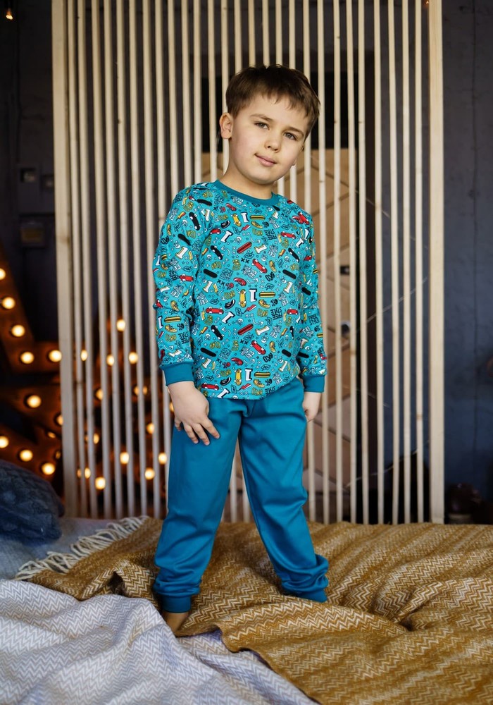 Пижама для мальчика интерлок 00000569, 86-92 см, 2 года